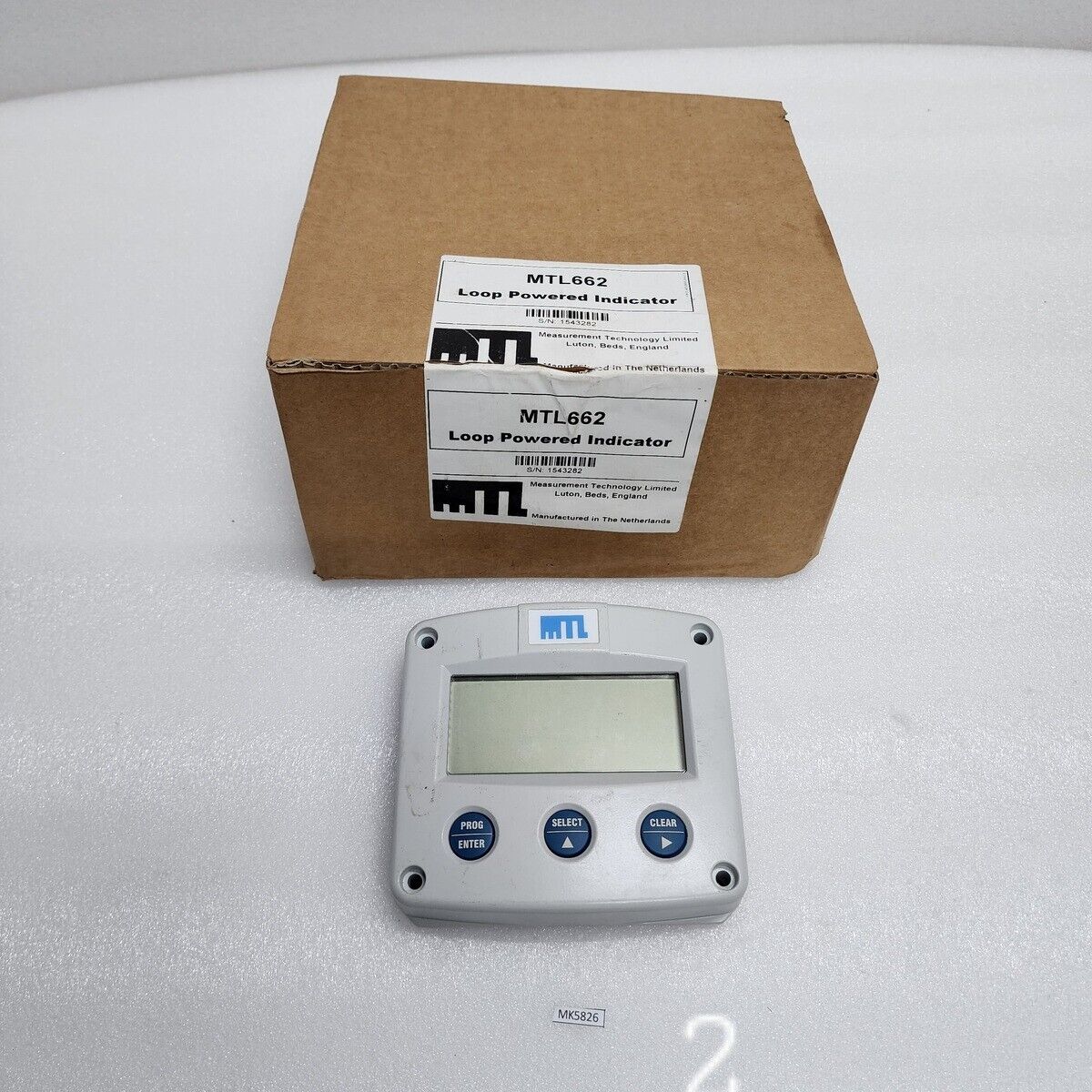 MEASUREMENT TECHNOLOGY MTL662 LOOP POWERED INDICATOR