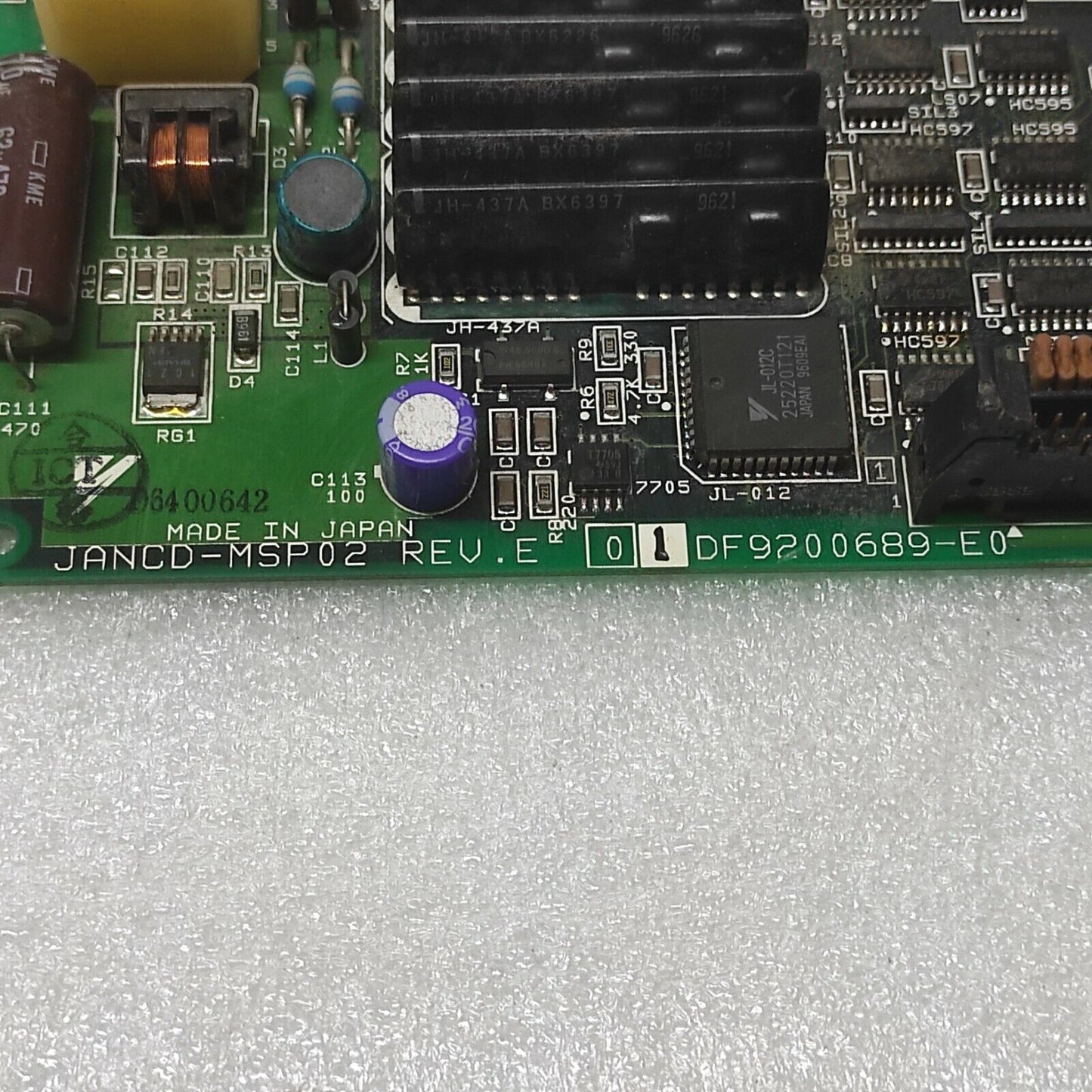 YASKAWA ELECTRIC JANCD-MSP02 OPERATOR CONTROL PC BOARD DF9200689-E0