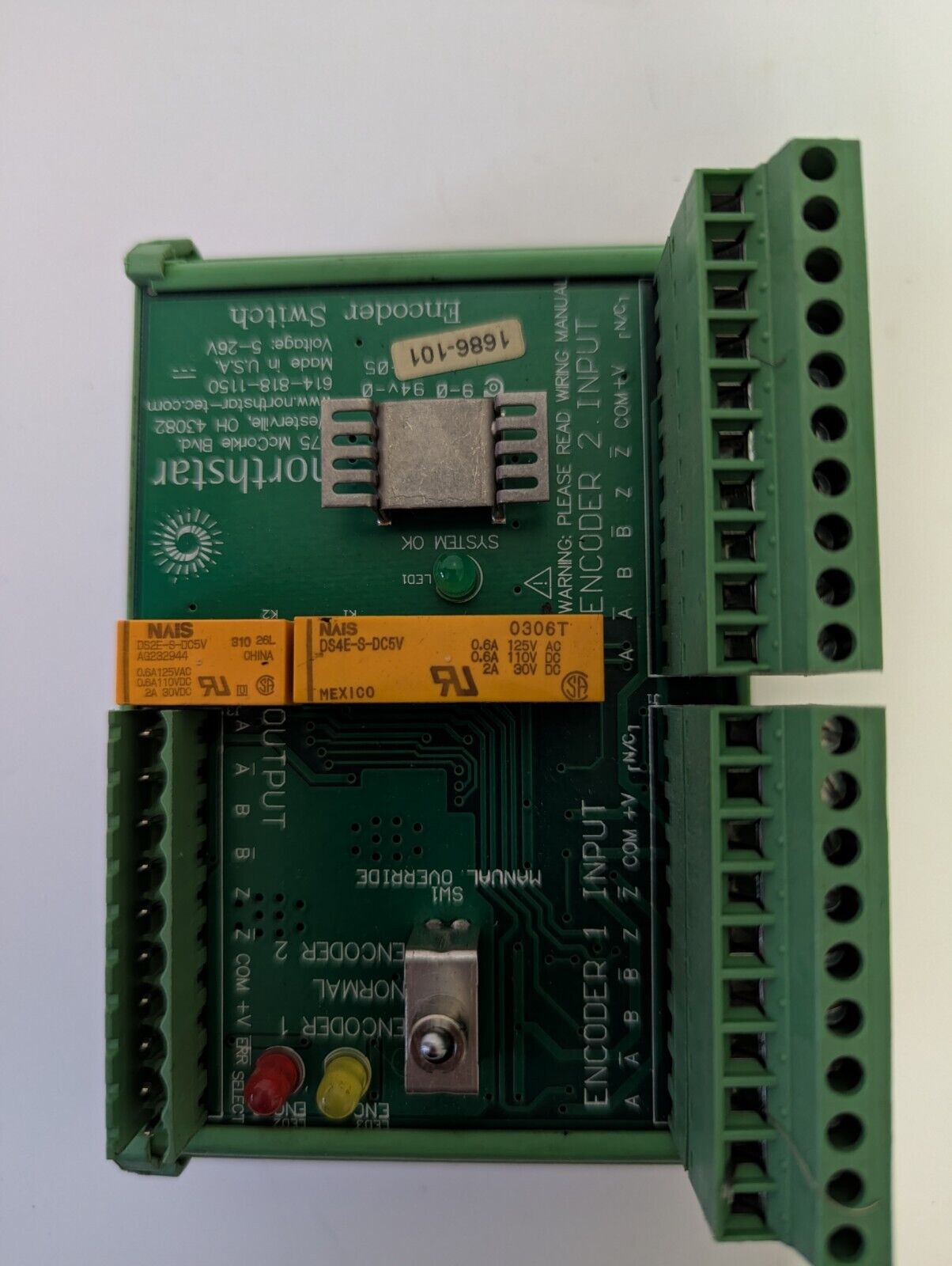 NORTHSTAR 757-3100-01 ENCODER SWITCH RIMSSW