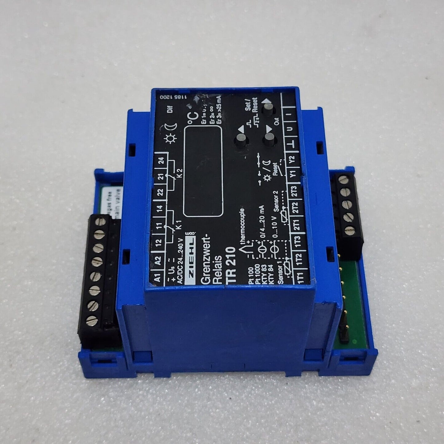 ZIEHL TR210 TEMPERATURE RELAY T224073 24-240VAC/DC