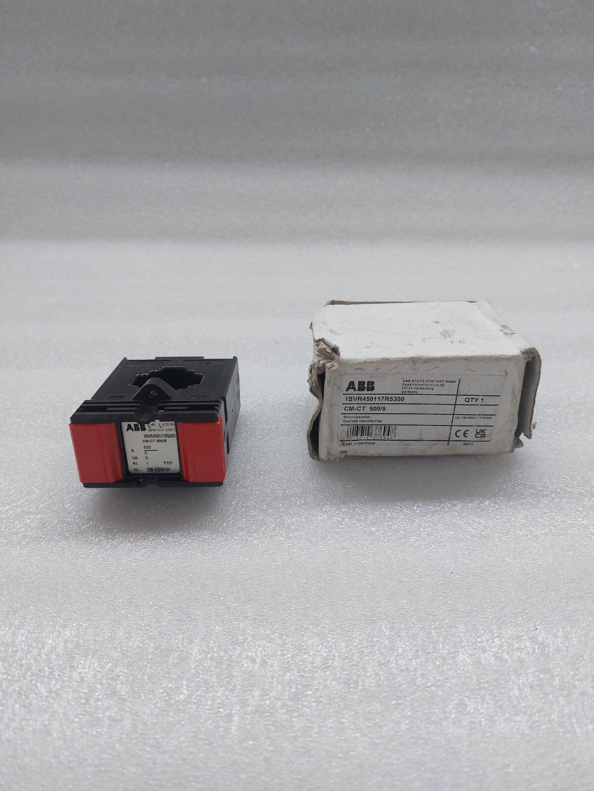 ABB CM-CT 500/5 CURRENT TRANSFORMER 1SVR450117R5300
