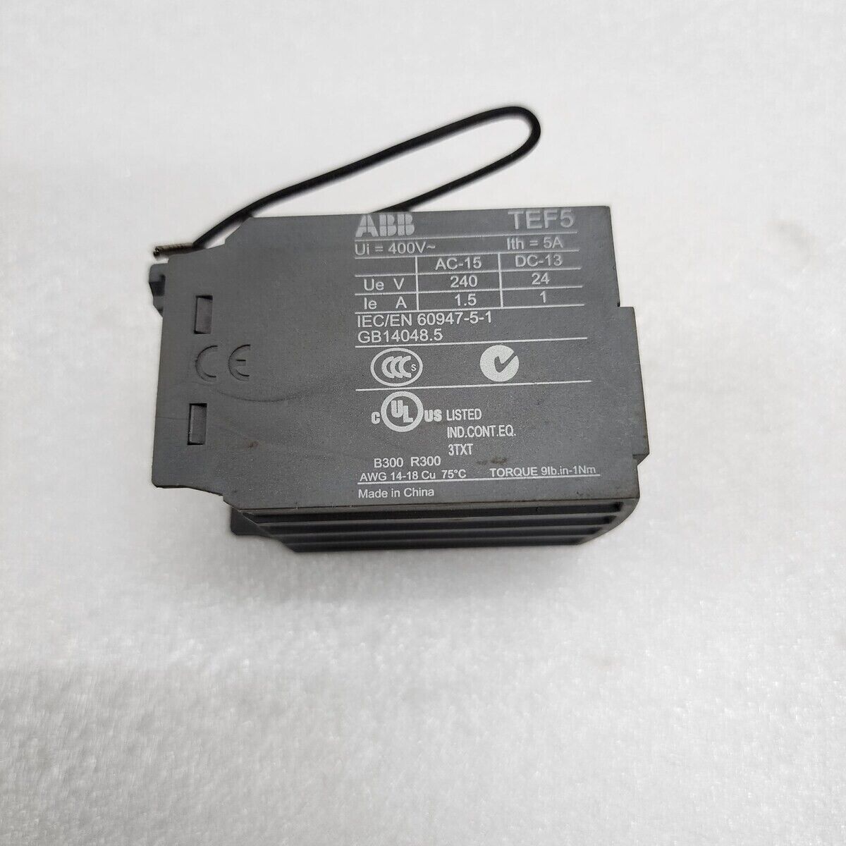 ABB TEF5-OFF ELECTRONIC TIMER 1SBN020314R1000 24-240V AC/DC