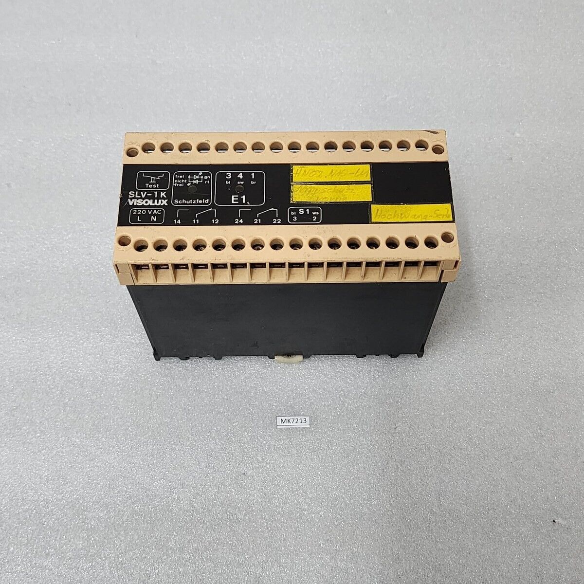 VISOLUX SLV-1K SAFETY RELAY 220VAC
