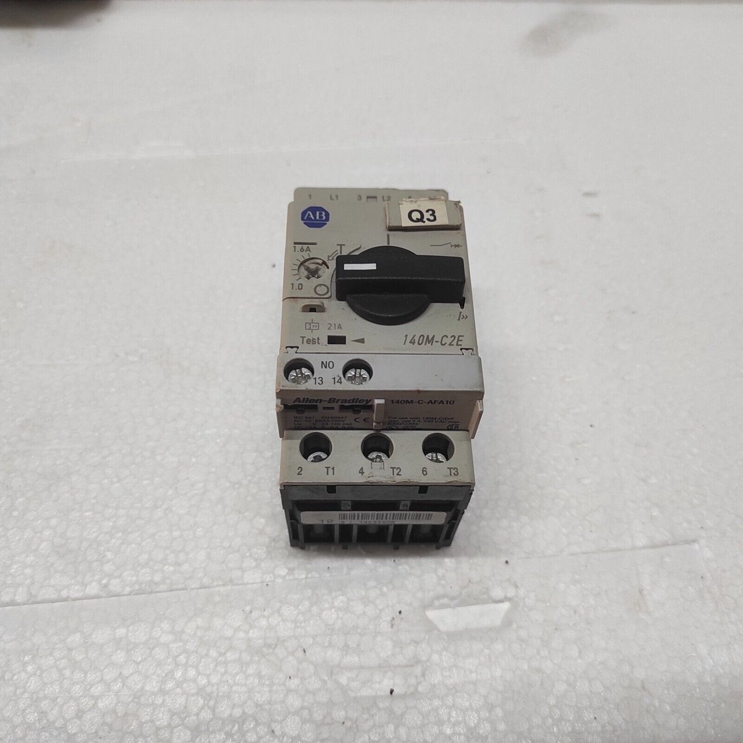 ALLEN BRADLEY 140M-C2E-B16 CIRCUIT BREAKER MOTOR PROTECTION