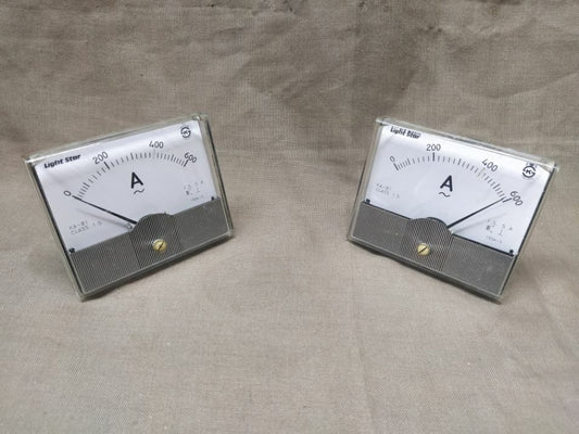 LIGHT STAR KA-81 AMMETER 103A-S 5A 0-600A