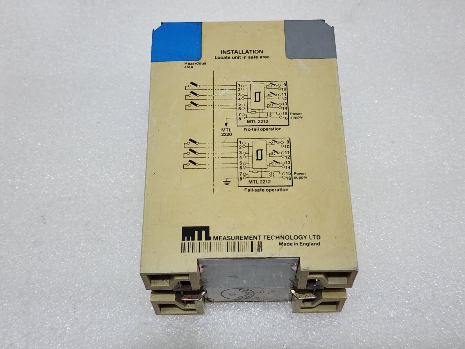 MEASUREMENT TECHNOLOGY MTL2212 3-CH SWITCH OPERATED RELAY 120VAC