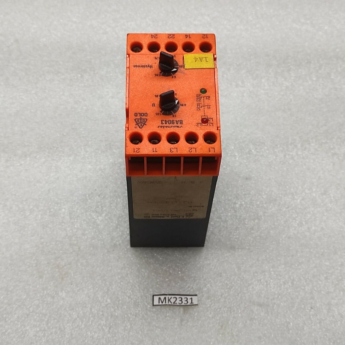 DOLD BA9043 VOLTAGE MONITORING RELAY 380V BA9043/001 