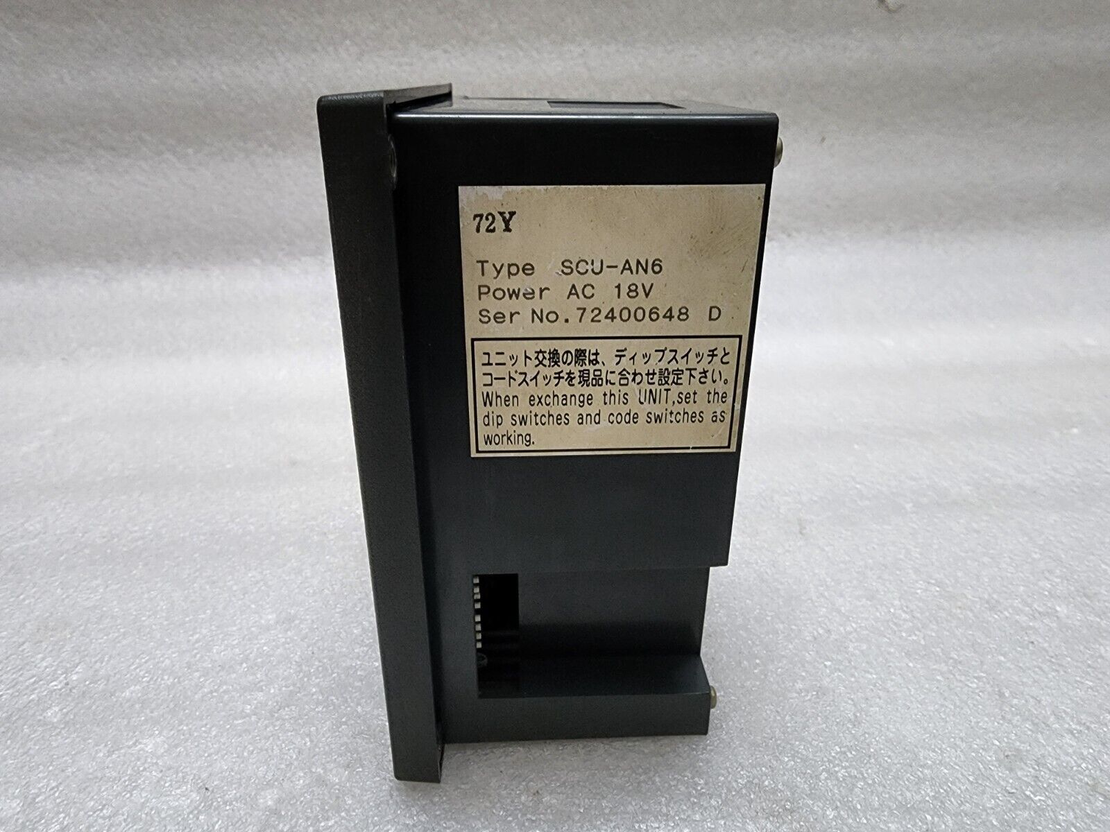 JRCS SCU-AN6 STARTER CONTROL UNIT 18V