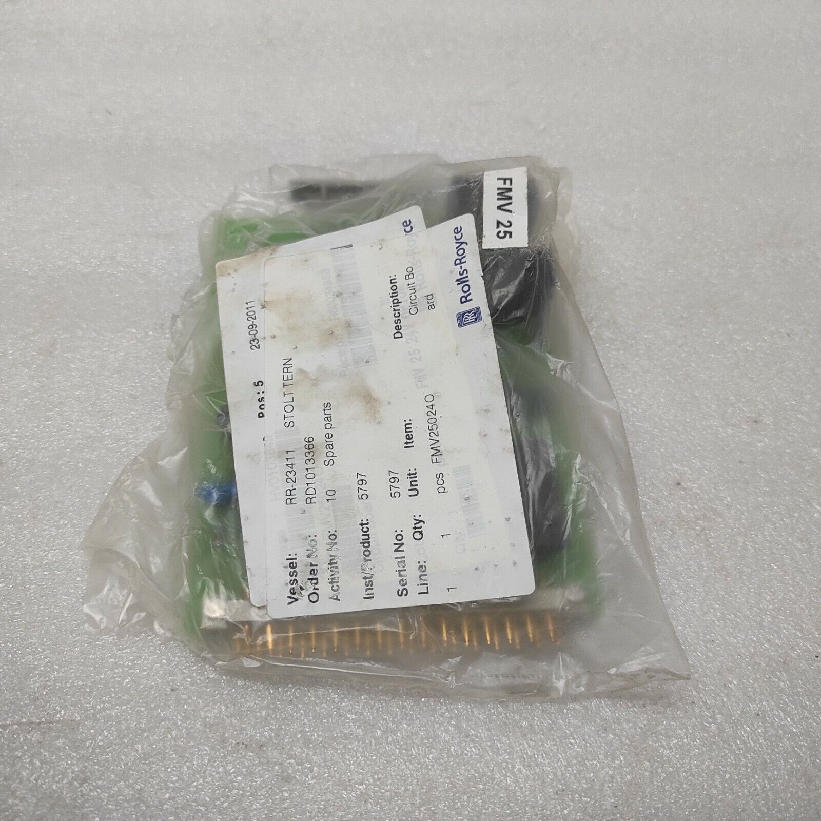 ROLLS ROYCE FMV 25B SOLENOID DRIVER UNIT FMV25024 O