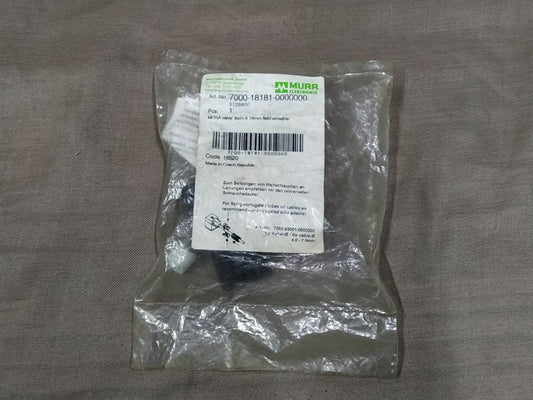 Murr Elektronik 7000-18181-0000000 Mosa Valve Plug Form A 18MM Field-Wireable