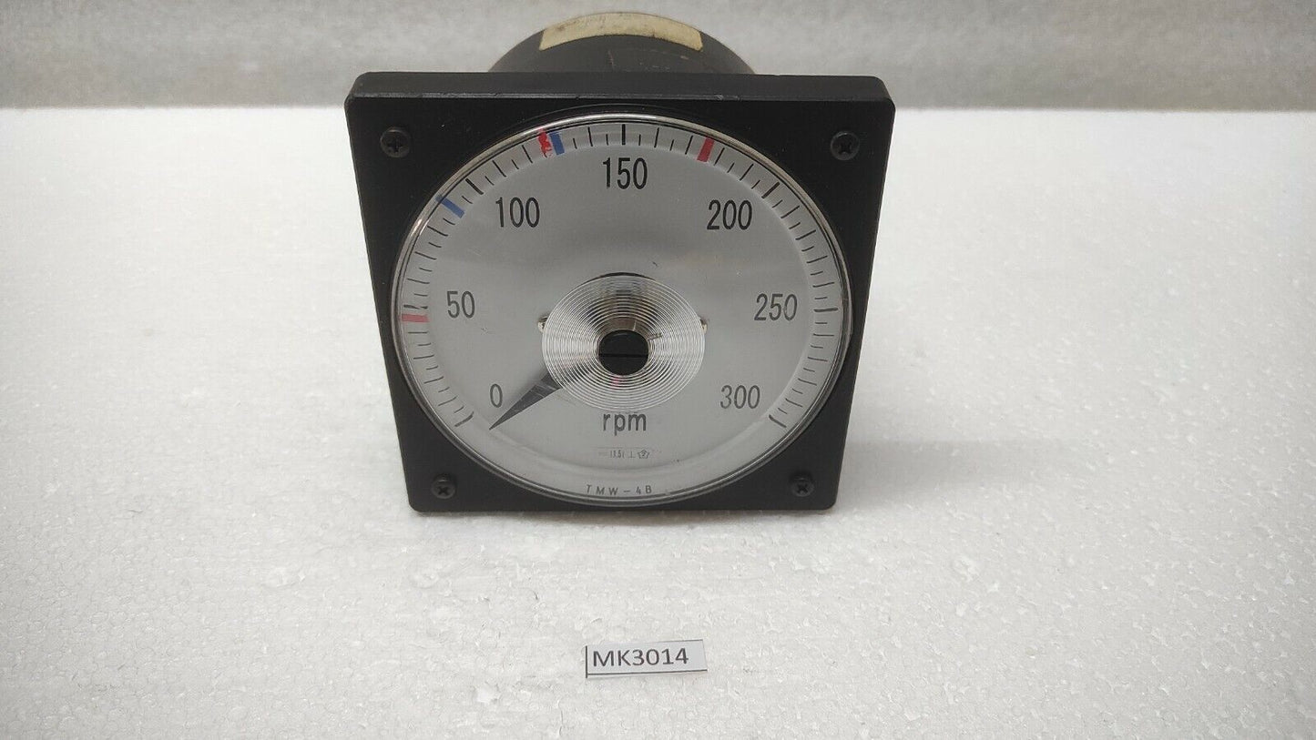 TSURUGA ELECTRIC TMW-4B RPM INDICATOR TMW4B 0-300  RPM