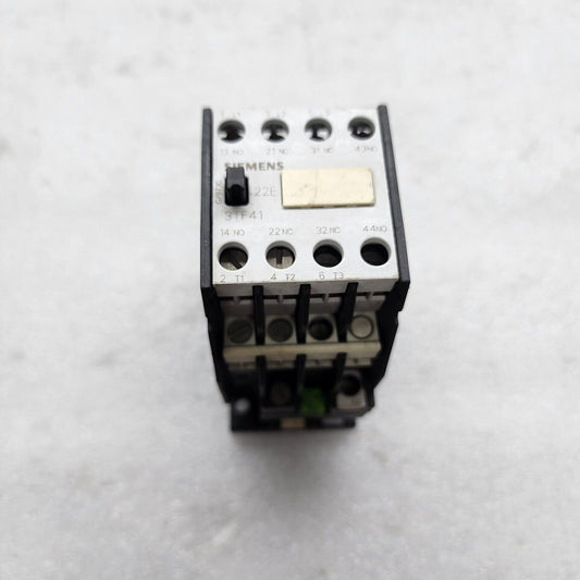 SIEMENS 3TF41 POWER CONTACTOR COIL VOLTAGE 100-110V