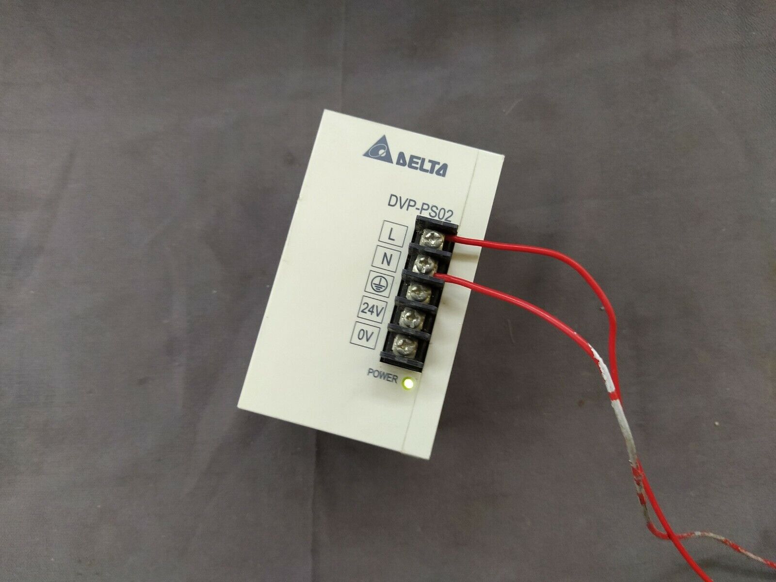 Delta DVP-PS02 Din Rail Power Supply 24V DC 2.0A DVPPS02