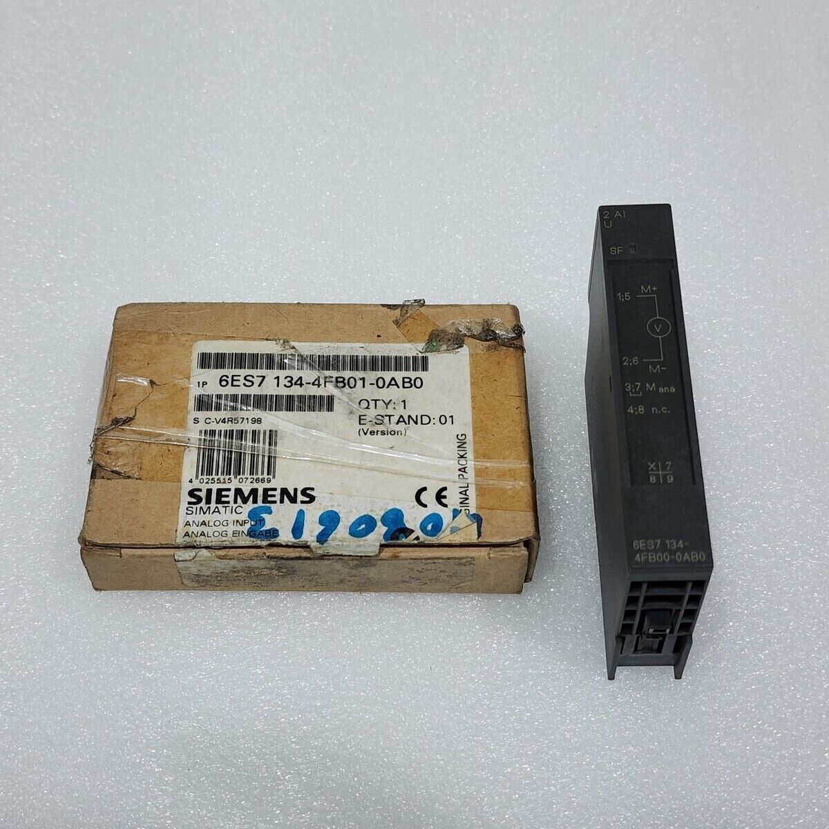 SIEMENS 6ES7 134-4FB01-0AB0 2-CH ANALOG INPUT MODULE NB