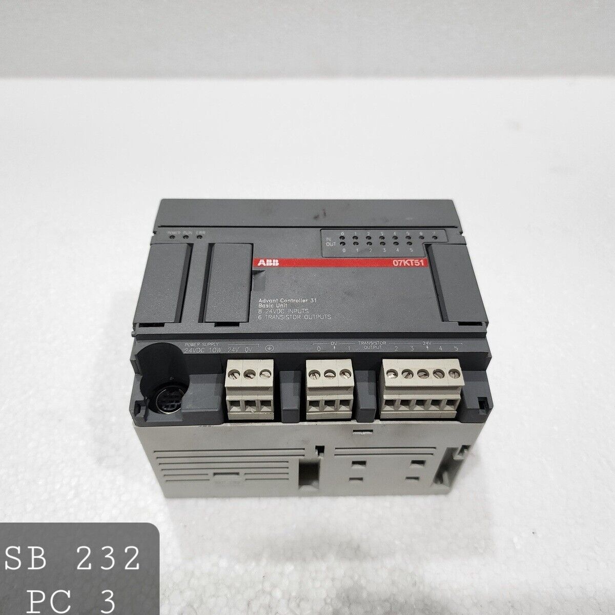 ABB 07KT51-I18 BASIC UNIT ADVANT CONTROLLER 31 1SBP260012R1001