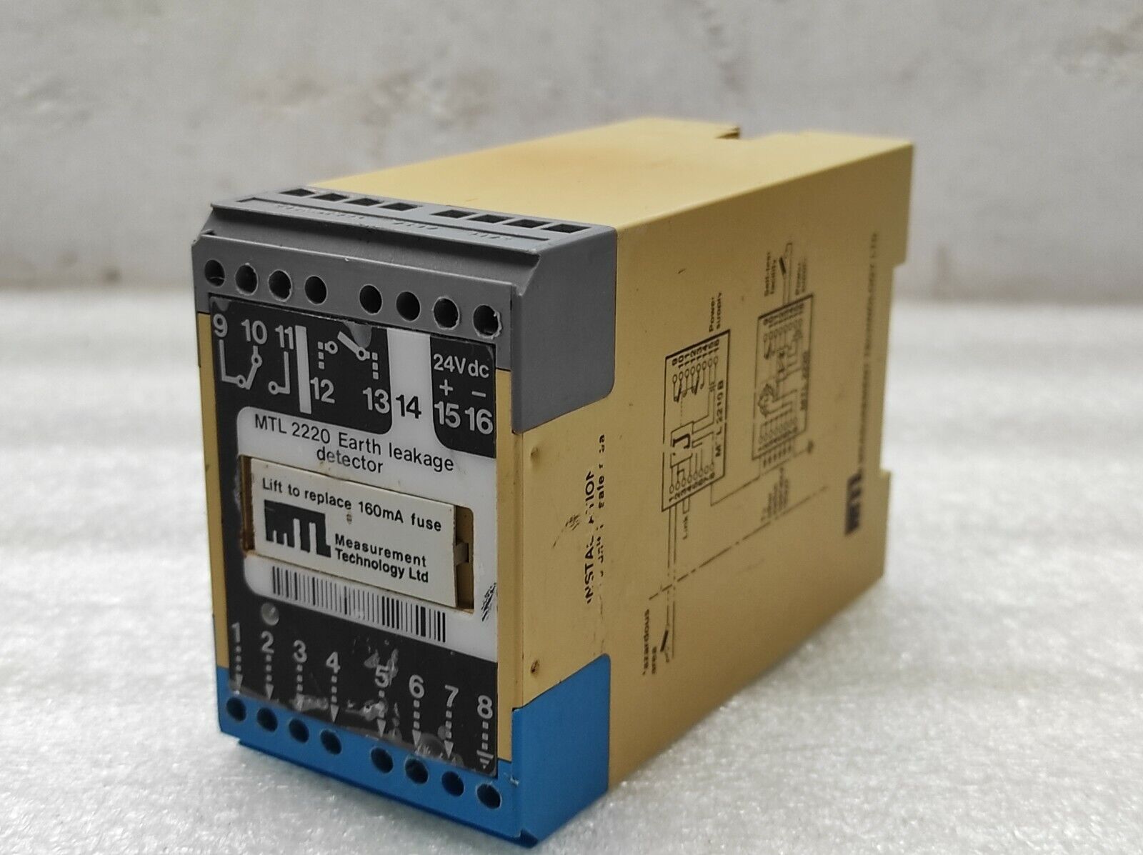 MEASUREMENT TECHNOLOGY MTL 2220 EARTH LEAKAGE DETECTOR