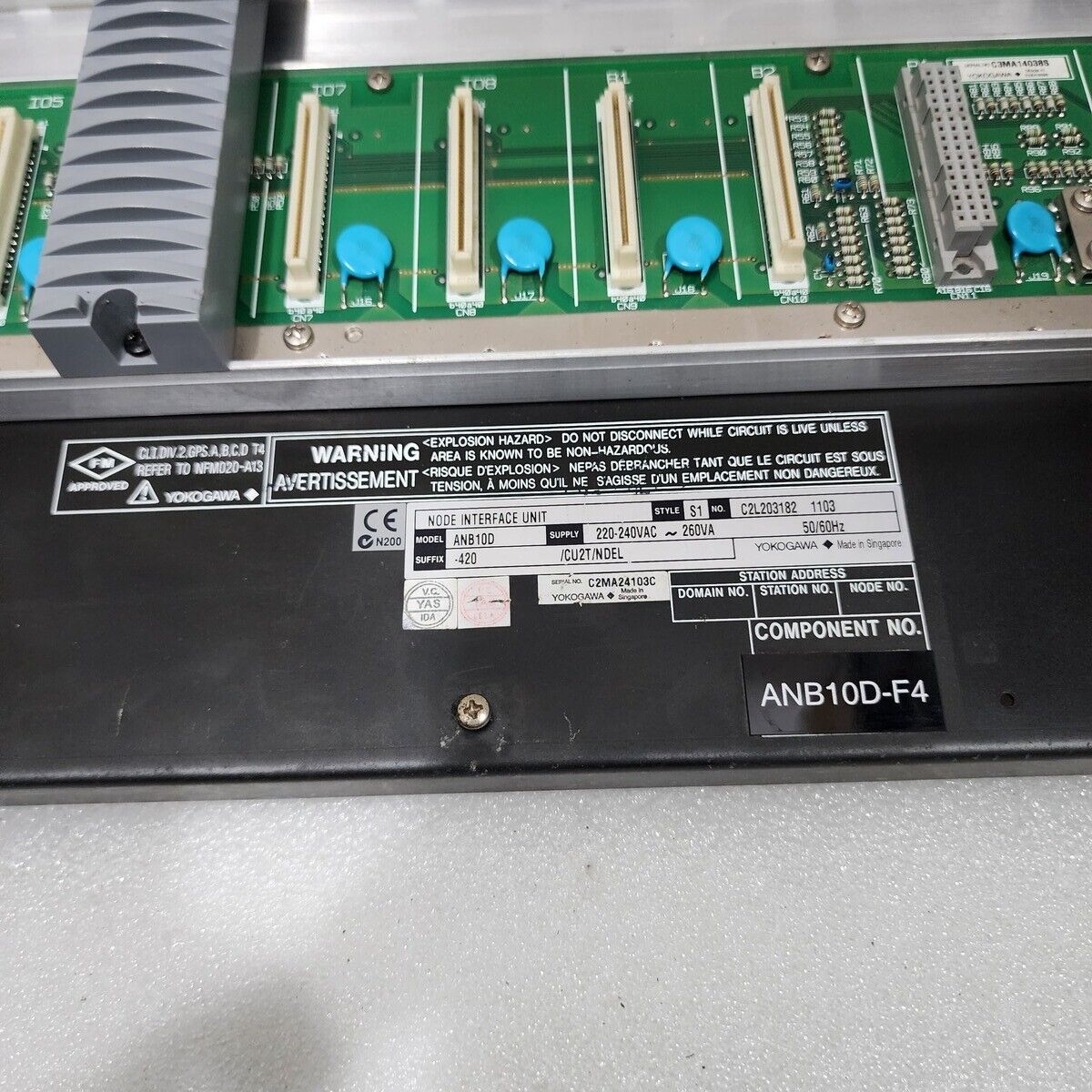 YOKOGAWA ANB10D-S1-420 NODE INTERFACE UNIT 200-240VAC