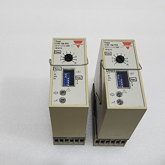 CARLO GAVAZZI S102 166 924  TIME DELAY RELAY 24VAC-DC/115-230VAC