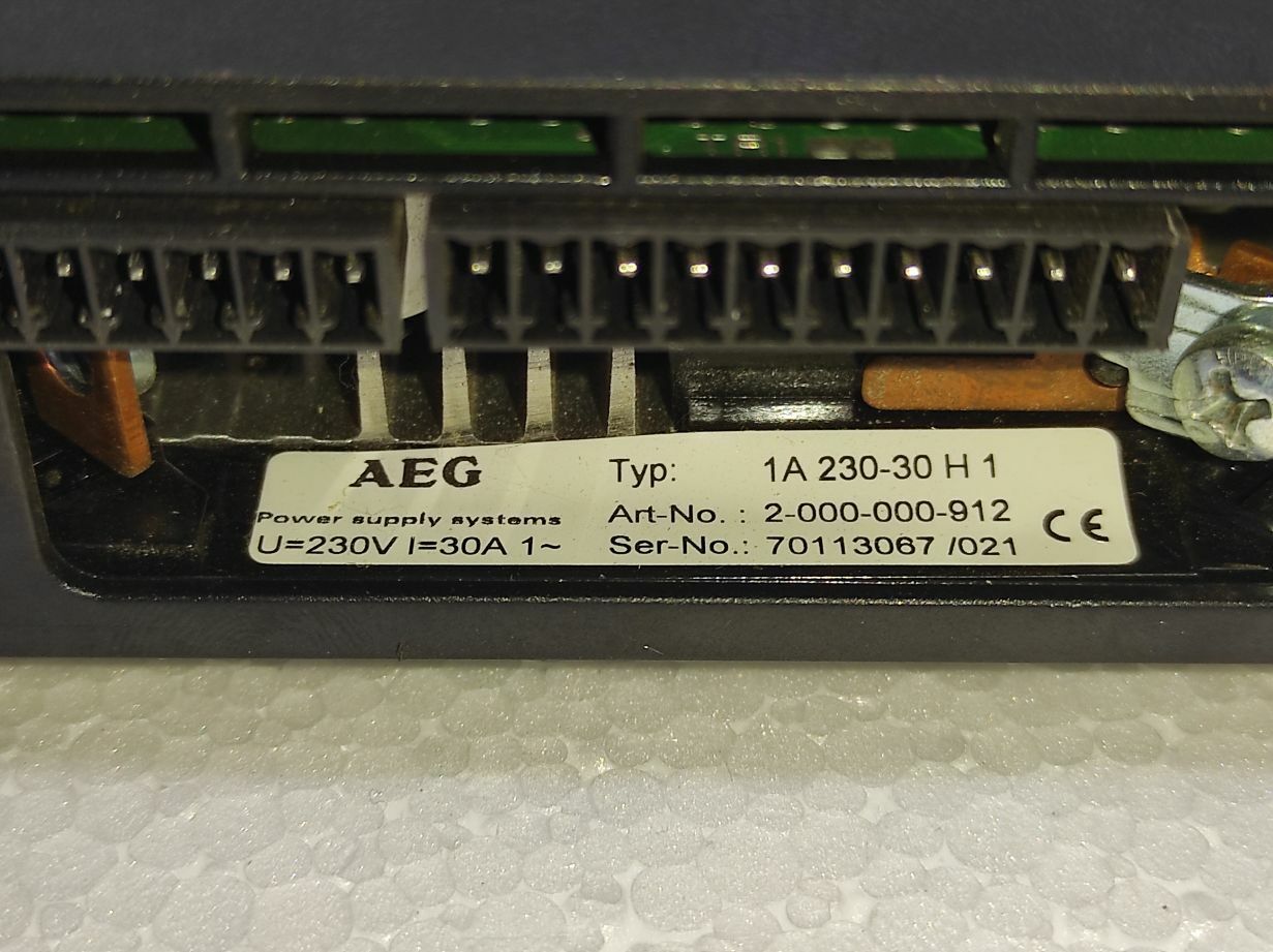 AEG 1A 230-30 H1 THYRISTOR SWITCH 2000000912 230V