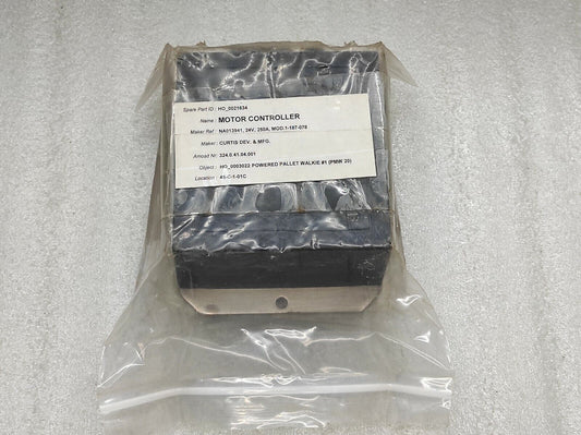 CURTIS NA013145 DC MOTOR CONTROLLER MOD.1-187-078 24V 250A