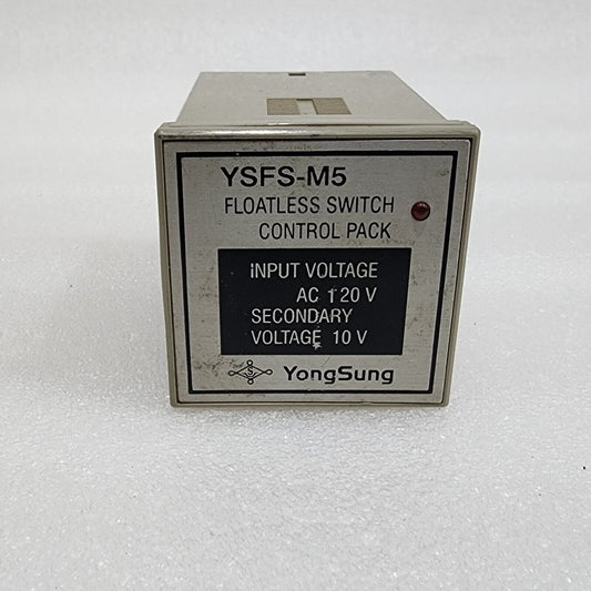 YONG SUNG YSFS-M5 FLOATLESS SWITCH YSFS-C 120VAC