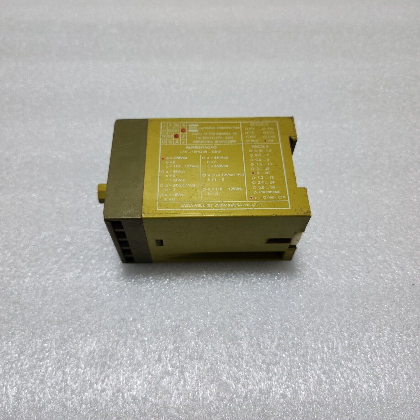 COEL PZ 60 S TIMER RELAY 11046066 110-220V