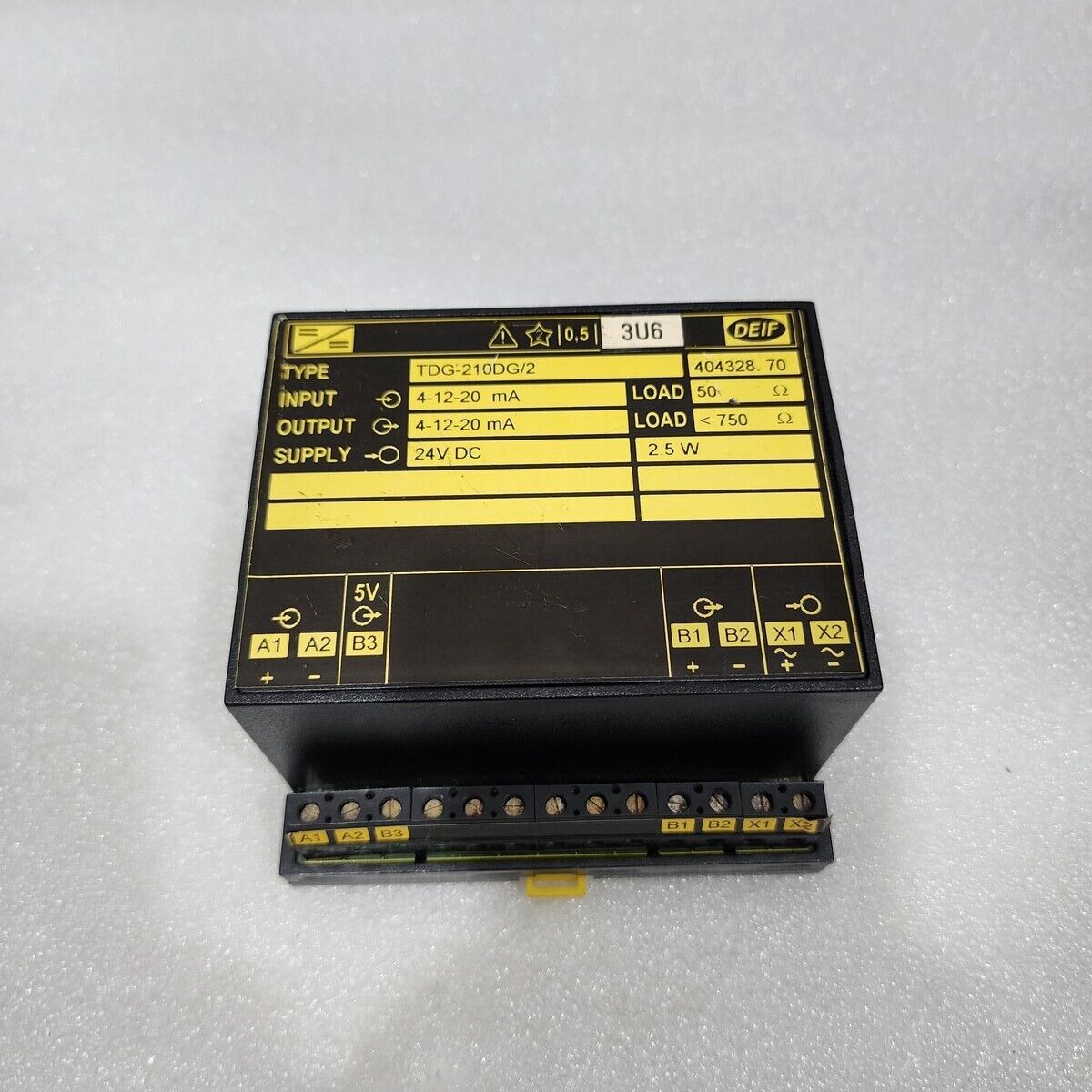 DEIF Tdg-210dg/2 Dc/Dc Isolierung Verstärker 404328.70 24VDC