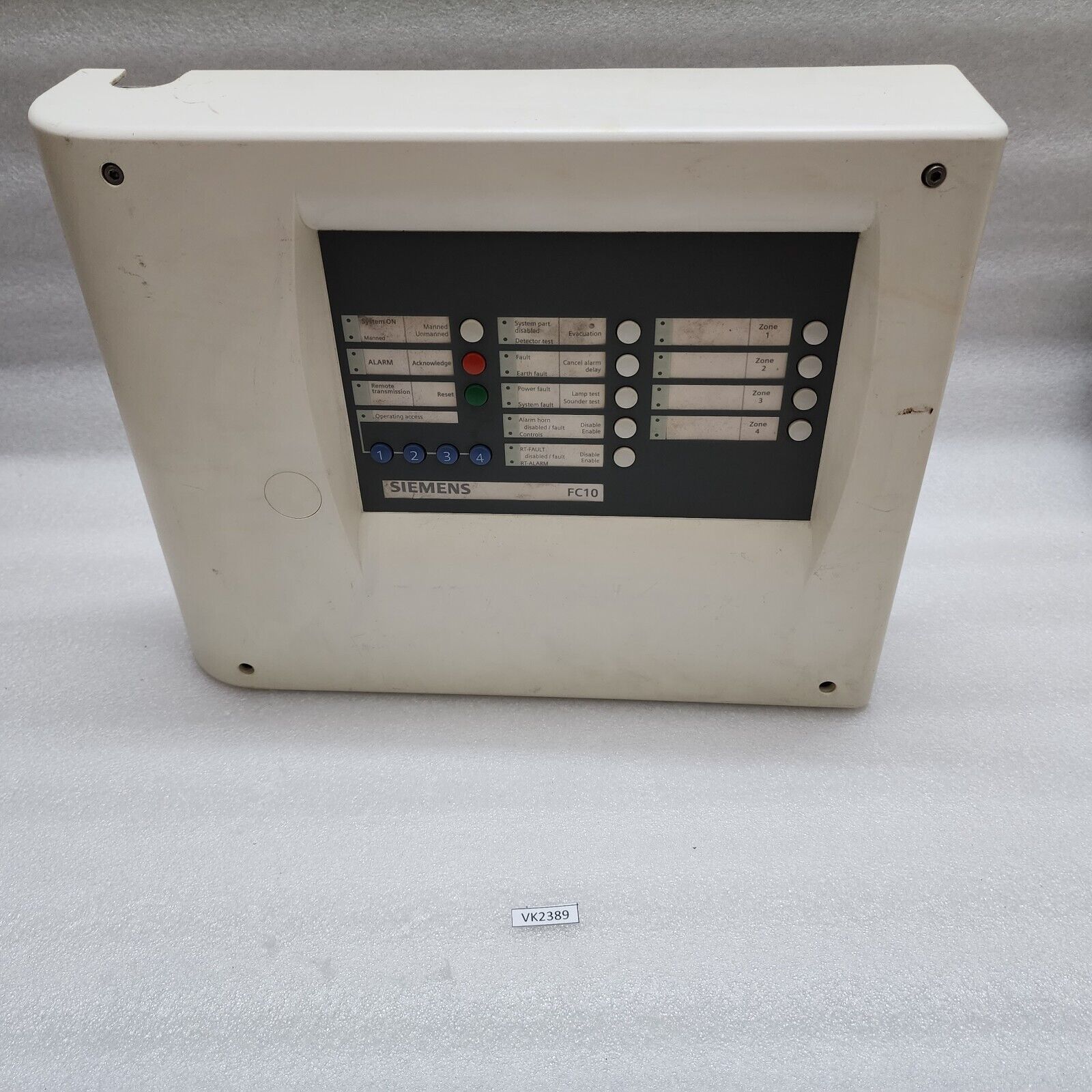 SIEMENS FC10 FIRE DETECTION CONTROL UNIT FC1004-A