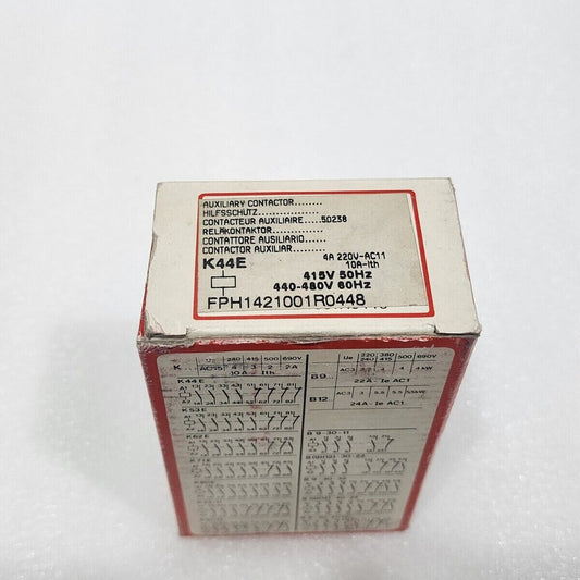 ABB K44E CONTROL RELAY FPH1421001R0448 415-480V