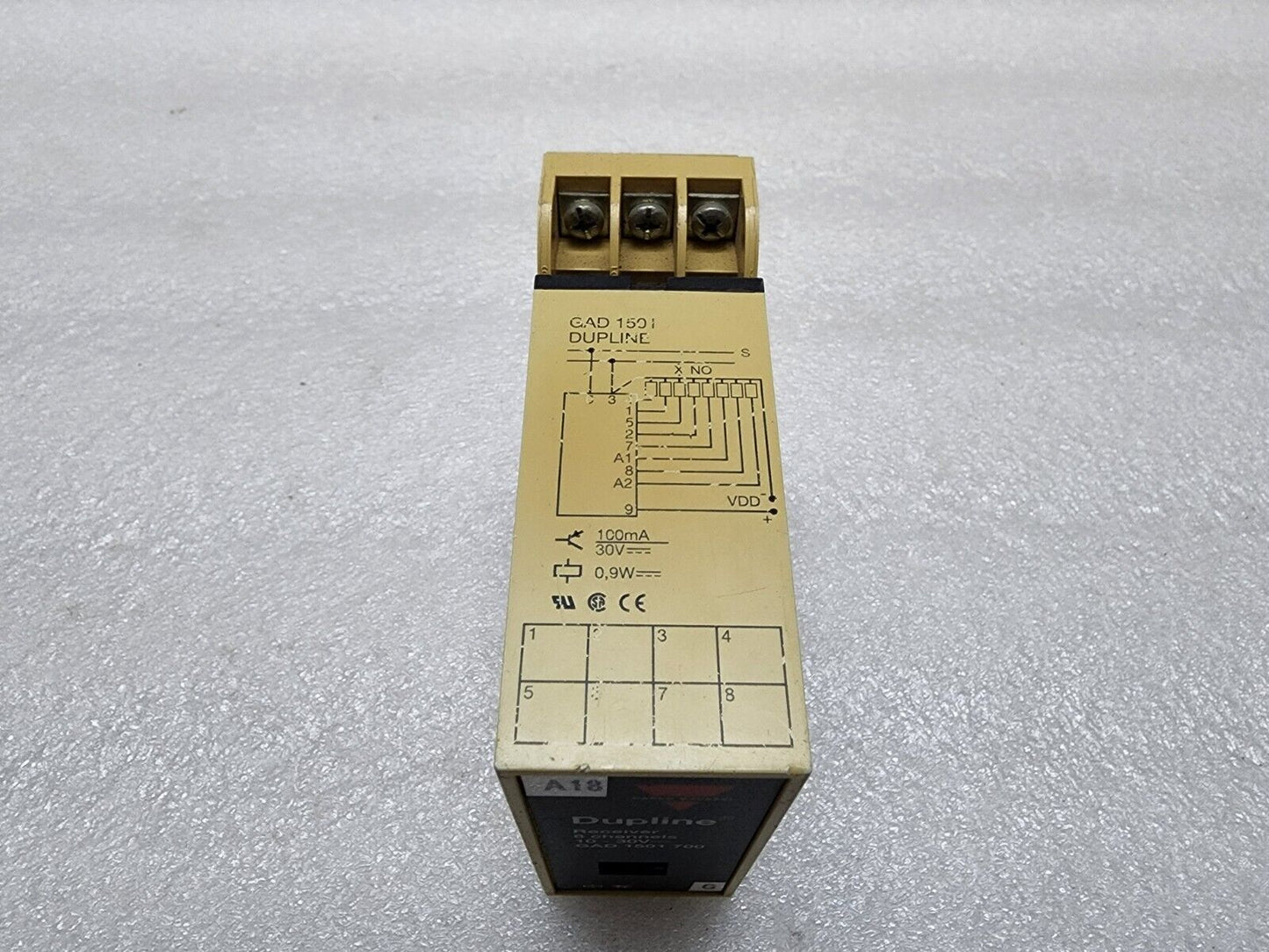 CARLO GAVAZZI GAD1501700 8-CH RECEIVER 10-30VDC