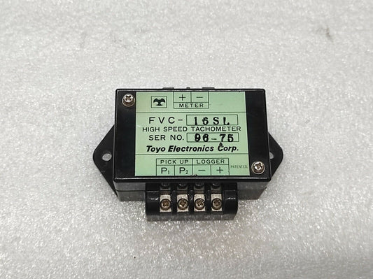 TOYO ELECTRONICS FVC-16SL HIGH SPEED TACHOMETER FVC16SL