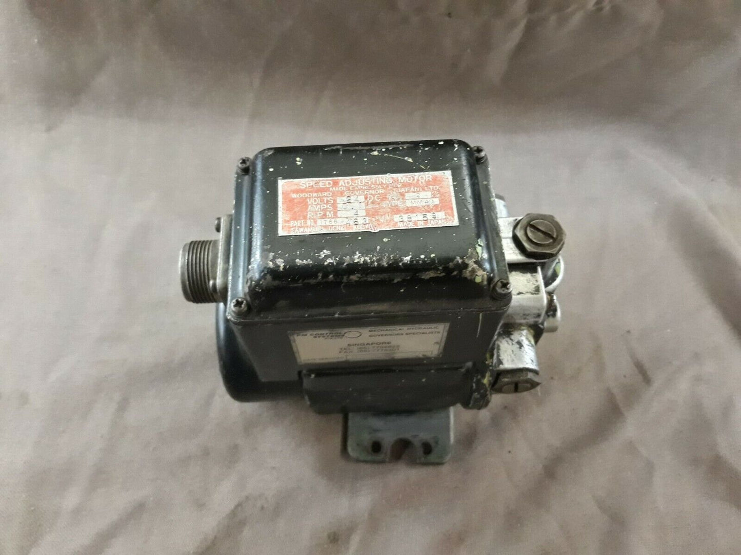 Woodward Governor Speed Adjusting Motor 1766-463 24 VDC 