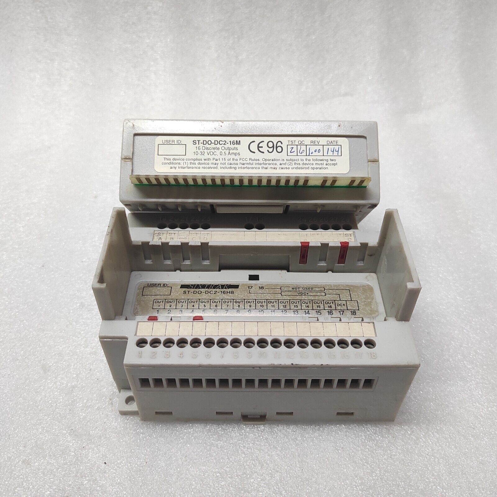 SIXNET ST-DO-DC2-16M 16-DISCRETE OUTPUT MODULE ST-DO-DC2-16HB