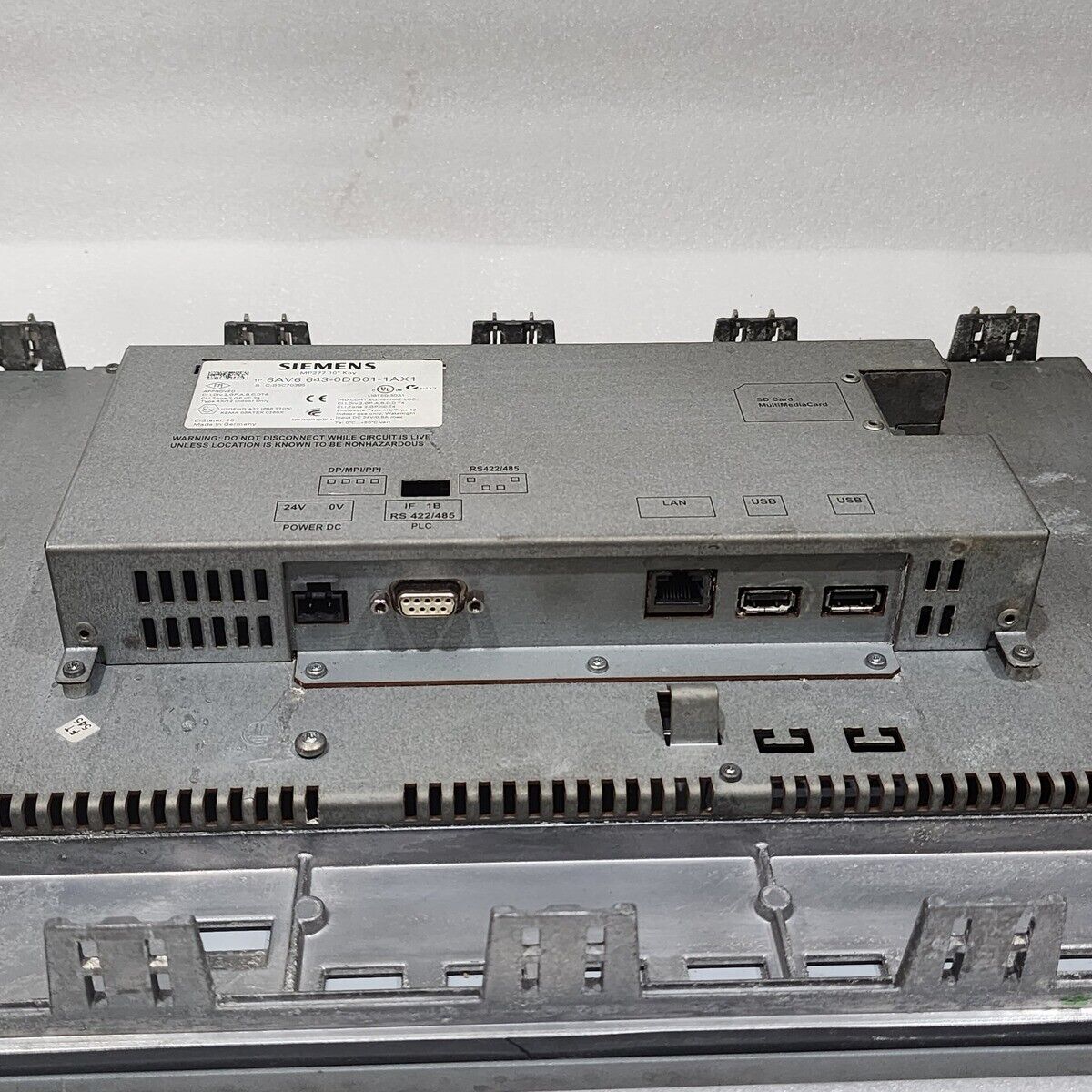 SIEMENS 6AV6 643-0DD01-1AX1 MP277 10” KEY MULTIPANEL