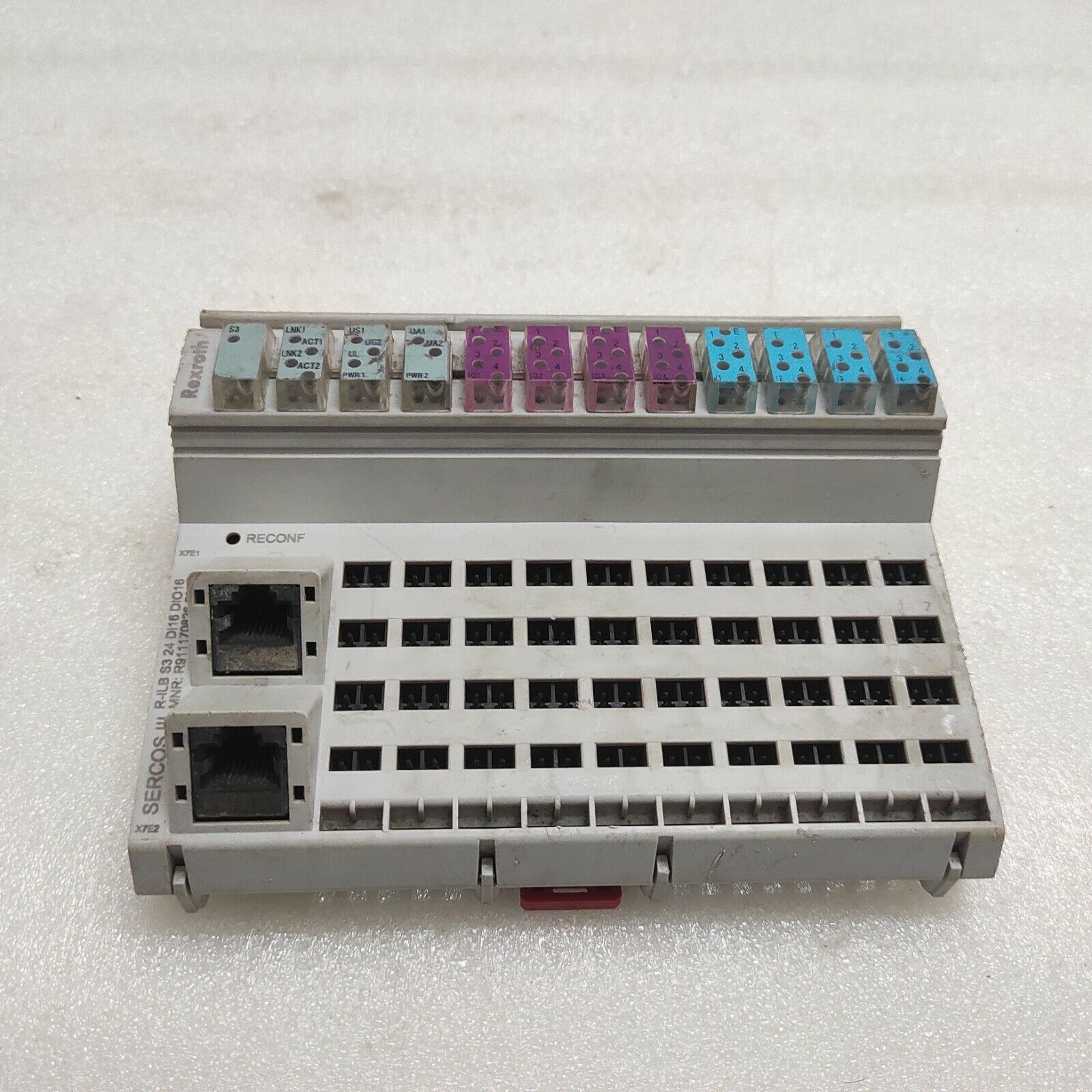 REXROTH SERCOS 3 R-ILB S3 24 DI16 DIO16 R911170826-206 24VDC