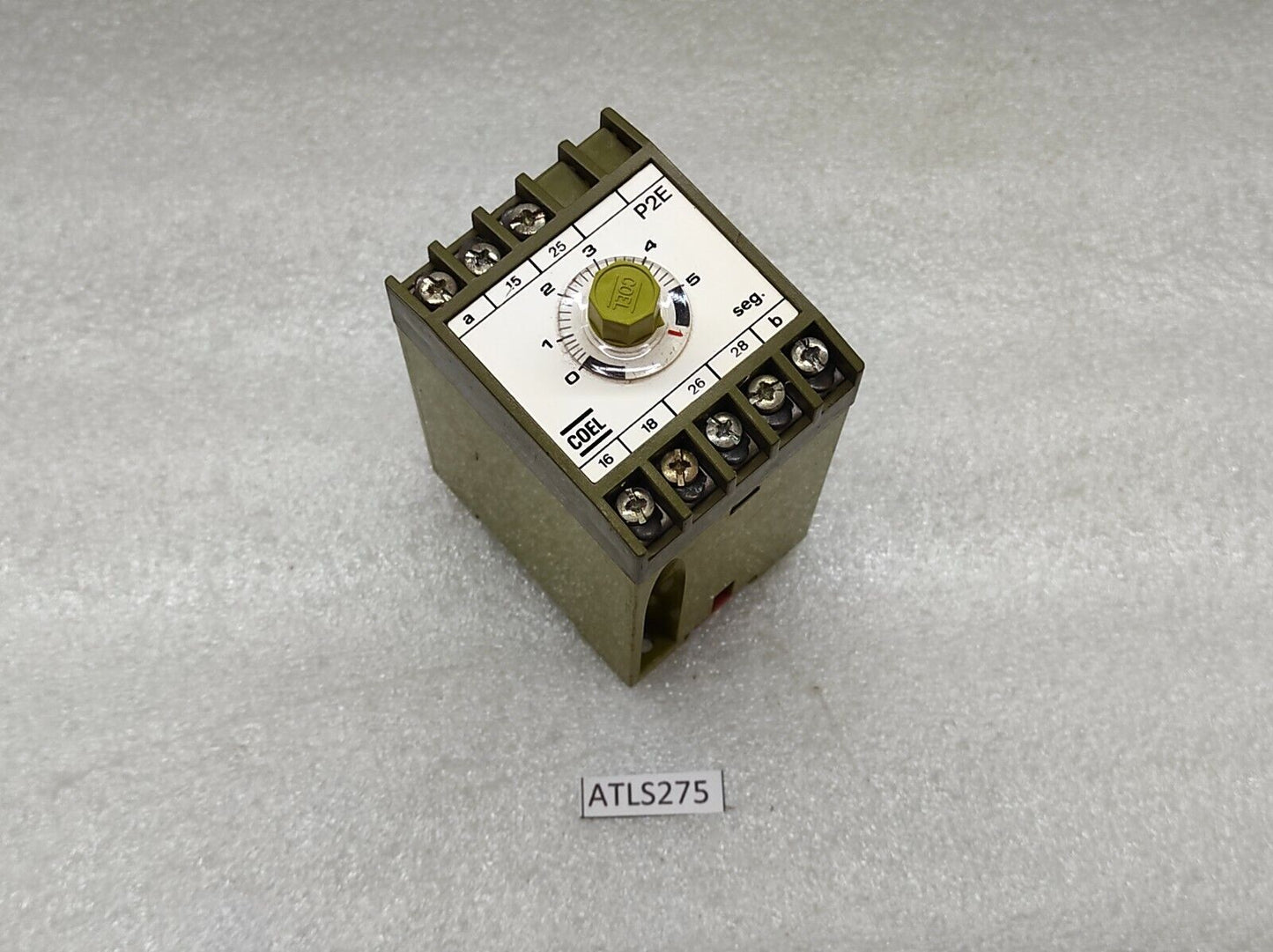 COEL P2E TIME DELAY RELAY 110V 0-5 SEC