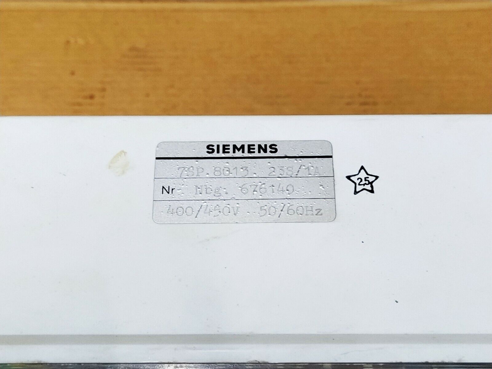 Siemens 7SP 8013 23S/1A 676140 400/450V GENOP 23 S Overcurrent Reverse Power Pro