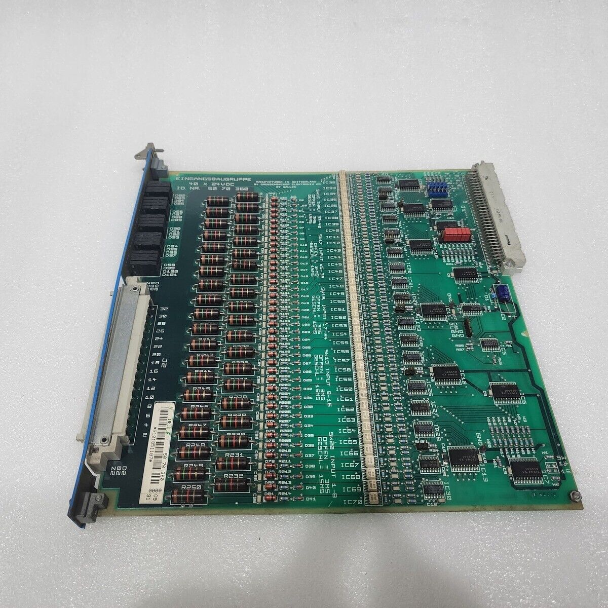 GROSSENBACHER ELECTRONIC AG 50 70 360 INPUT CARD 40X24 VDC