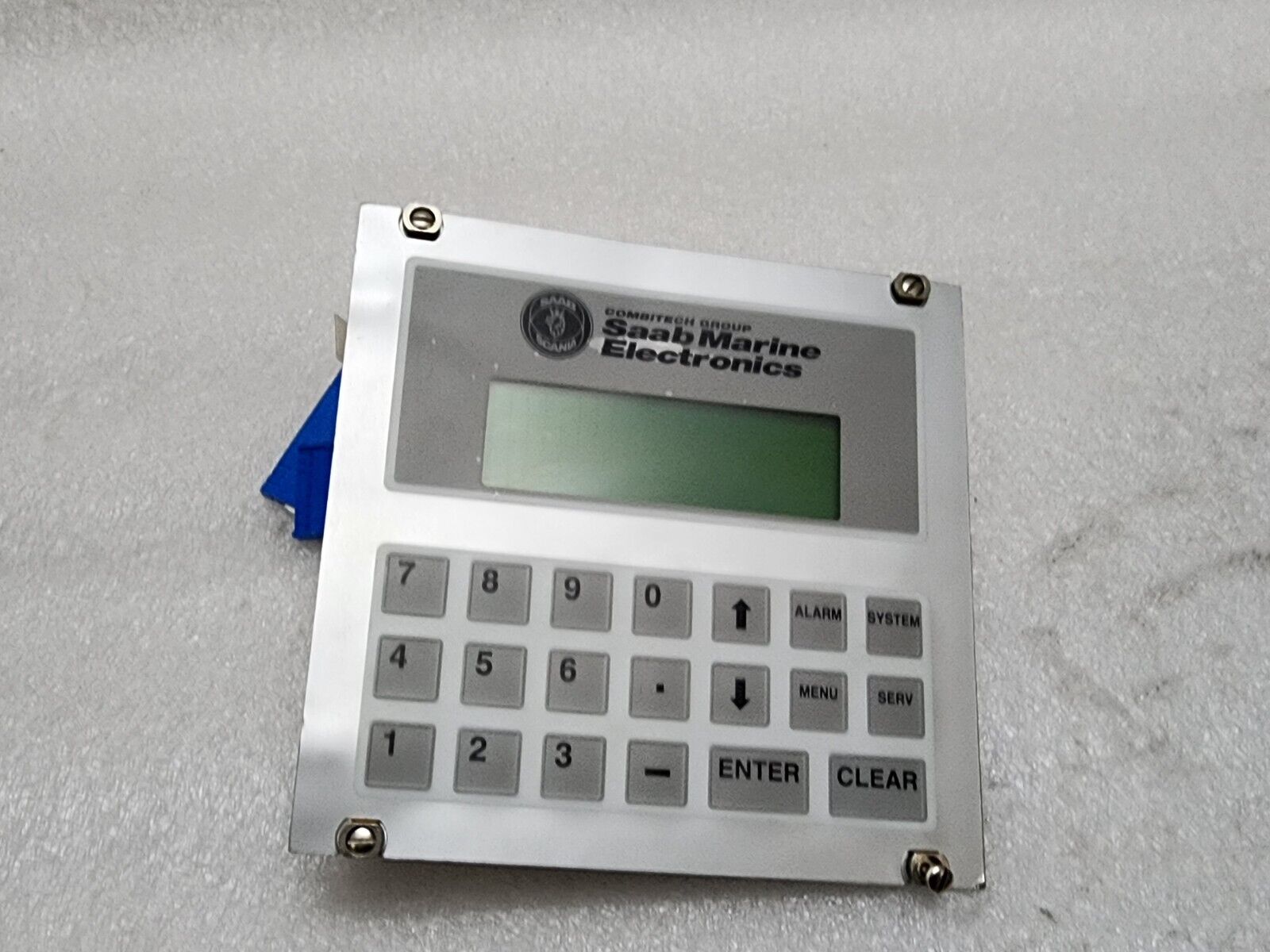 SAAB MARINE 9150065-532A BACKUP DISPLAY KEYBOARD DMC20481 OPTREX DMC2048I