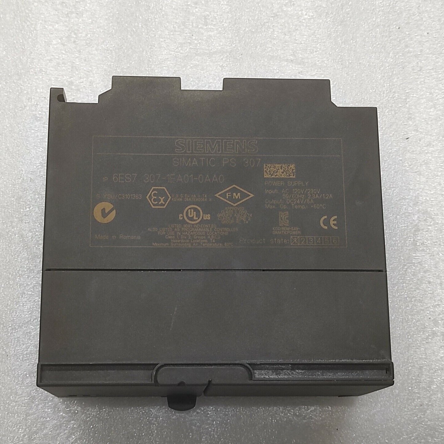 SIEMENS PS307 6ES7 307-1EA01-0AA0 POWER SUPPLY