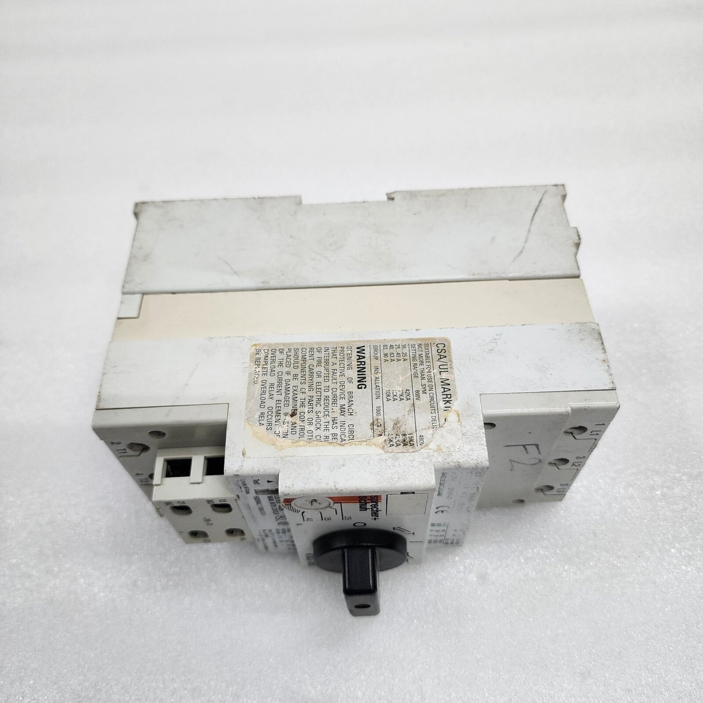 SPRECHER + SCHUH KTA3-100-40A MOTOR CIRCUIT CONTROLLER 25-40A KTA310040A