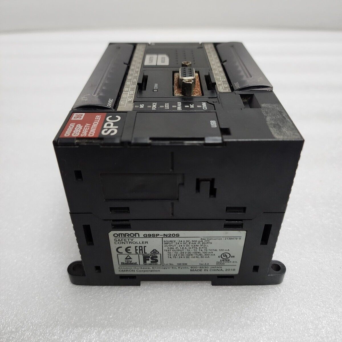 OMRON G9SP-N20S SAFETY CONTROLLER 24VDC