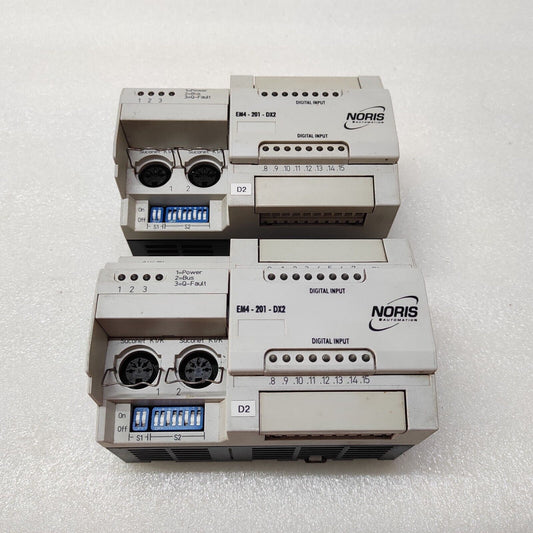 NORIS EM4-201-DX2 REMOTE EXPANSIOIN MODULE 24VDC MOELLER 24VDC