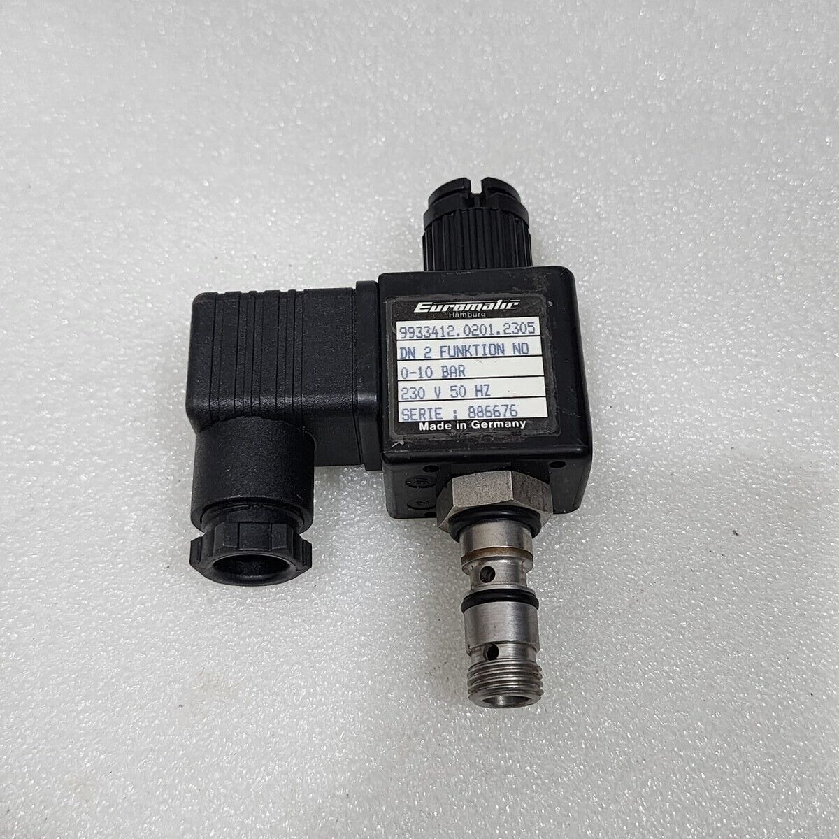 EUROMATIC 9933412.0201.2305 VALVE WITH HERION 0200 COIL