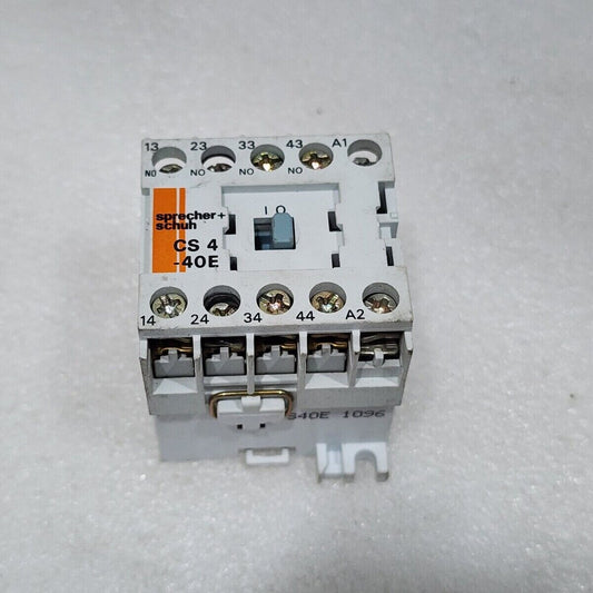 SPRECHER + SCHUH CS4-40E CONTROL RELAY COIL VOLTAGE 220-240V