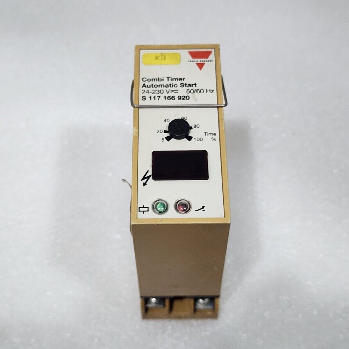 CARLO GAVAZZI S 117 166 920 COMBI TIMER AUTOMATIC START 24-230V