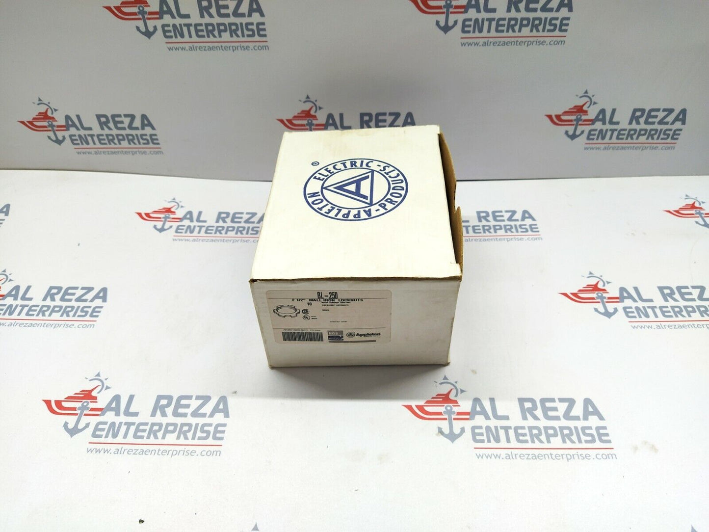 APPLETON EGS BL-250 2.5" MALL IRON LOCKNUTS 5 SET CONTAINS 50 LOCK NUTS