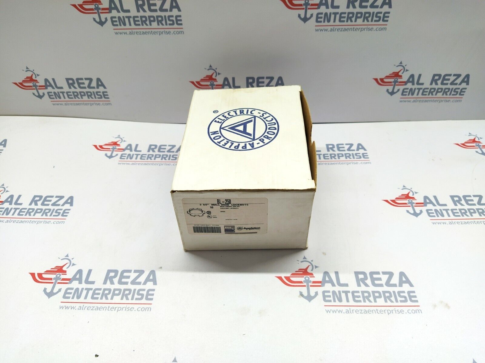 APPLETON EGS BL-250 2.5" MALL IRON LOCKNUTS 5 SET CONTAINS 50 LOCK NUTS