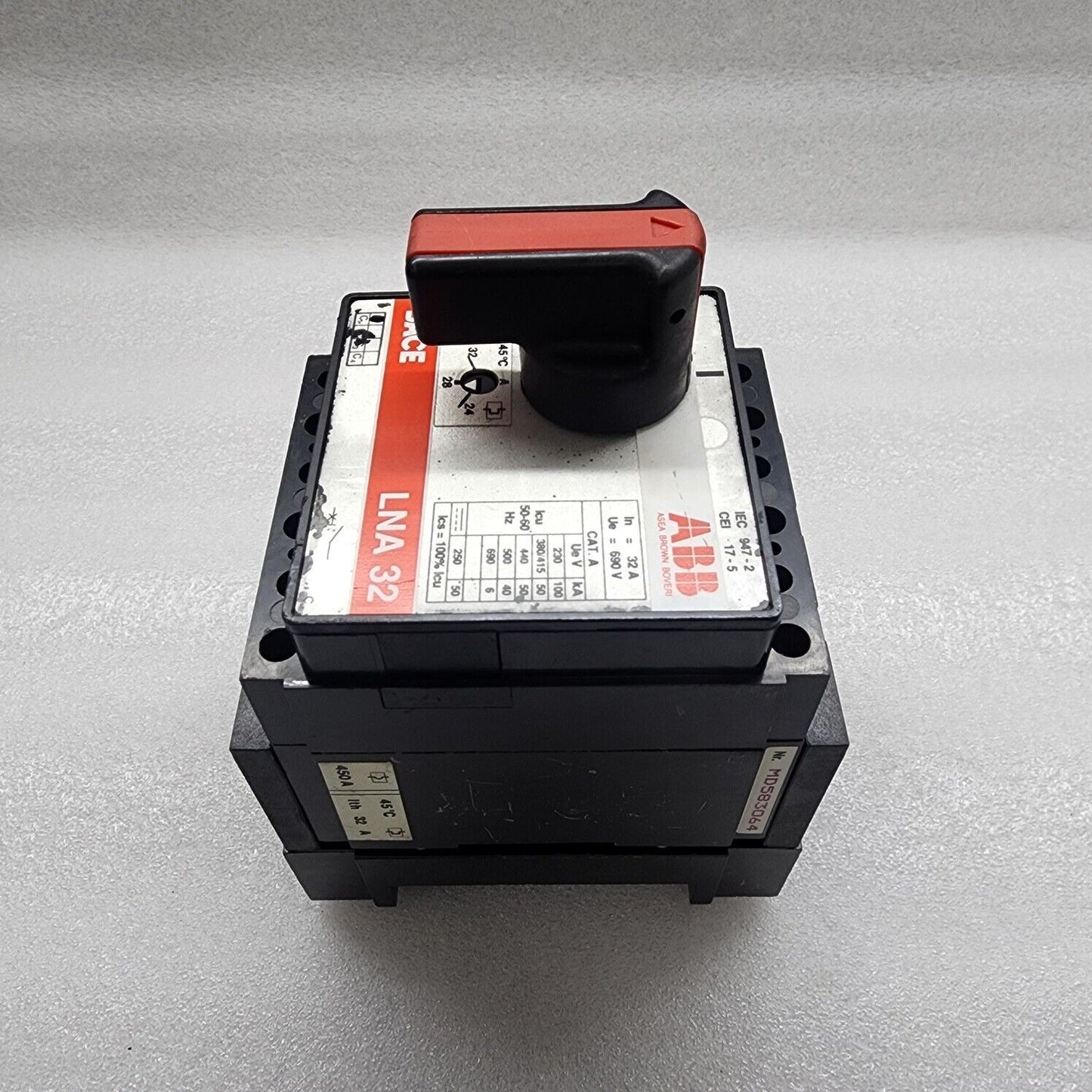 ABB SACE LNA32 LIMITER CIRCUIT BREAKER 32A
