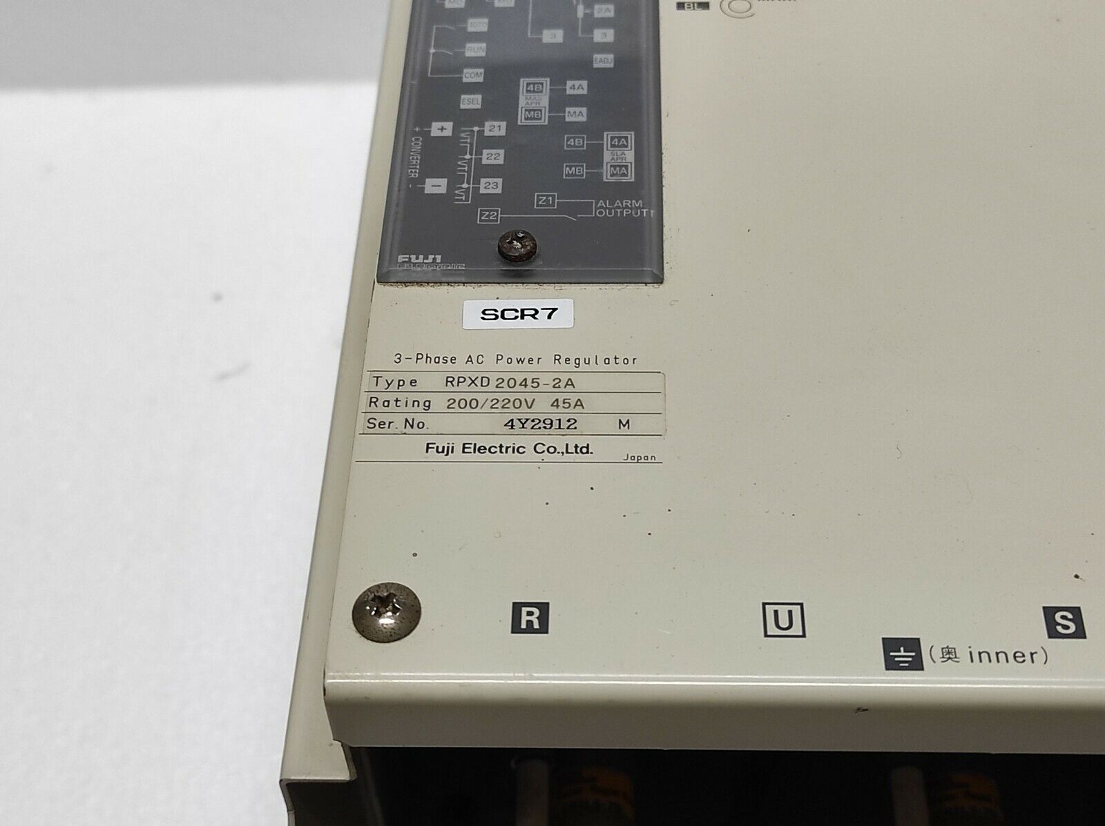 Fuji Electric RPXD 2045-2A 3-Phase AC Power Regulator 200-220V 45A RPXD2045-2A